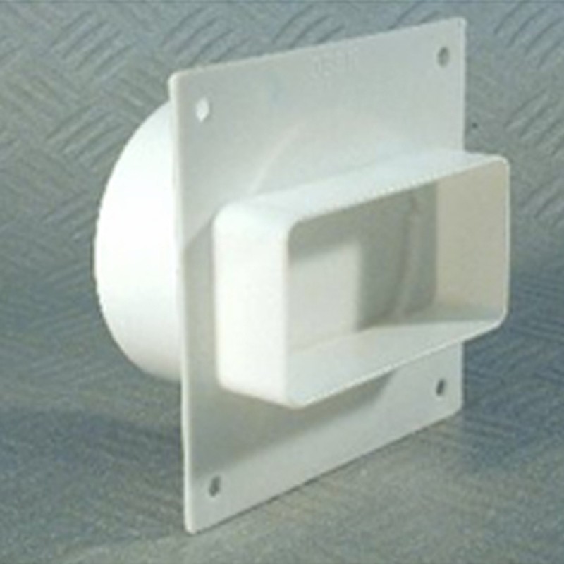 Βάση Φ100 mm με αγωγό πλακέ 100