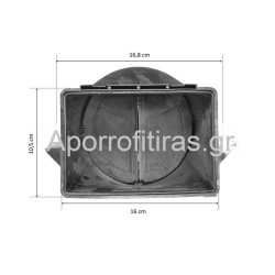 ΛΑΙΜΟΣ ΜΕ ΑΝΤΙΠΙΣΤΡΟΦΟ PYRAMIS/SMEG/WHIRPOOL/ELICA