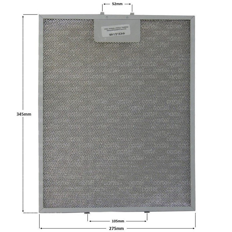 ΦΙΛΤΡΟ ΑΠΟΡΡΟΦΗΤΗΡΑ 275mm*344mm TEKA