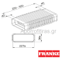 Σωλήνας πτυσσόμενος πλακέ 227x94mm FRANKE 3120107440