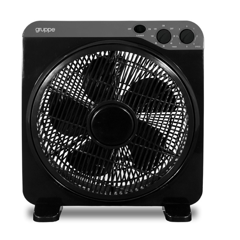 ΑΝΕΜΙΣΤΗΡΑΣ BOX FAN KYT-12DII ΜΑΥΡΟ GRUPPE 60W