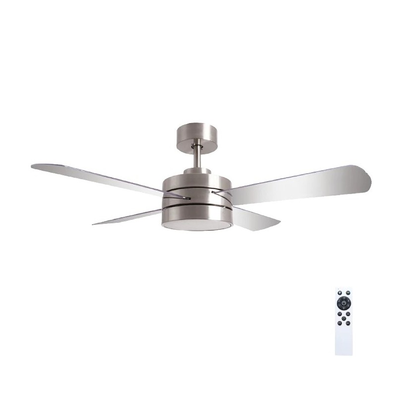 ΑΝΕΜΙΣΤΗΡΑΣ ΟΡΟΦΗΣ GRUPPE RX44-041 SILVER ΜΕ ΦΩΤΙΣΜΟ ΤΗΛΕ/ΡΙΟ ΚΑΙ DC MOTOR