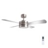 ΑΝΕΜΙΣΤΗΡΑΣ ΟΡΟΦΗΣ GRUPPE RX44-041 SILVER ΜΕ ΦΩΤΙΣΜΟ ΤΗΛΕ/ΡΙΟ ΚΑΙ DC MOTOR