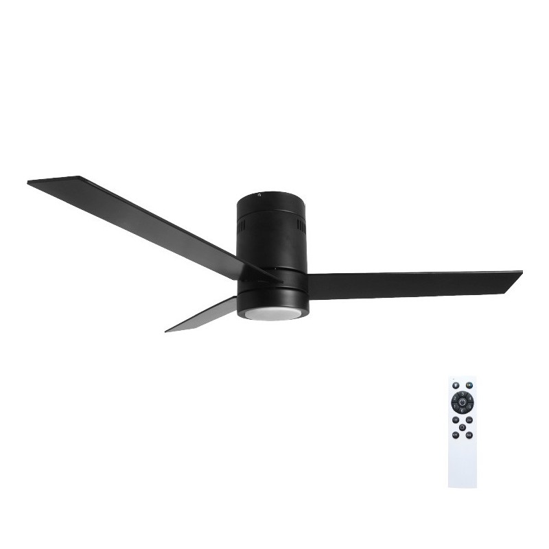 ΑΝΕΜΙΣΤΗΡΑΣ ΟΡΟΦΗΣ GRUPPE RX52-060 BLACK ME ΦΩΣ ΚΑΙ ΤΗΛΕ/ΡΙΟ DC MOTOR