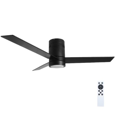 ΑΝΕΜΙΣΤΗΡΑΣ ΟΡΟΦΗΣ GRUPPE RX52-060 BLACK ME ΦΩΣ ΚΑΙ ΤΗΛΕ/ΡΙΟ DC MOTOR