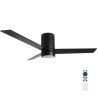 ΑΝΕΜΙΣΤΗΡΑΣ ΟΡΟΦΗΣ GRUPPE RX52-060 BLACK ME ΦΩΣ ΚΑΙ ΤΗΛΕ/ΡΙΟ DC MOTOR