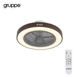ΑΝΕΜΙΣΤΗΡΑΣ ΟΡΟΦΗΣ GRUPPE CMBF-FS6008 CAPPUCCINO ΜΕ ΦΩΣ ΚΑΙ ΤΗΛΕ/ΡΙΟ DC MOTOR