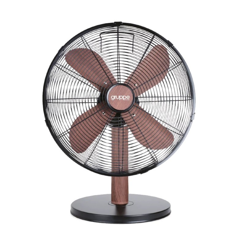 ΑΝΕΜΙΣΤΗΡΑΣ ΕΠΙΤΡΑΠΕΖΙΟΣ GRUPPE FT-30MD BLACK-WOOD 40W