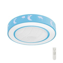 ΑΝΕΜΙΣΤΗΡΑΣ ΟΡΟΦΗΣ GRUPPE CMBF-FS6001 ΠΑΙΔΙΚΟΣ BLUE ΜΕ ΦΩΣ ΚΑΙ ΤΗΛΕ/ΡΙΟ DC MOTOR