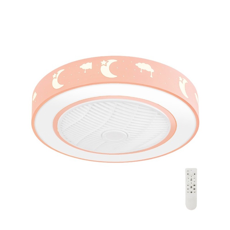 ΑΝΕΜΙΣΤΗΡΑΣ ΟΡΟΦΗΣ GRUPPE CMBF-FS6001 ΠΑΙΔΙΚΟΣ PINK ΜΕ ΦΩΣ ΚΑΙ ΤΗΛΕ/ΡΙΟ DC MOTOR