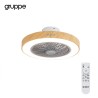 ΑΝΕΜΙΣΤΗΡΑΣ ΟΡΟΦΗΣ GRUPPE CMBF-FS6008 LIGHT WOOD ΜΕ ΦΩΣ ΚΑΙ ΤΗΛΕ/ΡΙΟ DC MOTOR
