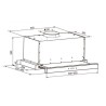 Singer απορροφητήρας telescopic 601A 21 inox