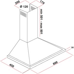 MULTIHOME MH-6652 ΜΑΥΡΟΣ