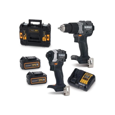 Dewalt Mclaren DCK200MM2T Σετ Κρουστικό Δραπανοκατσάβιδο & Παλμικό Κατσαβίδι 18V 2X4.0Ah & Θήκη