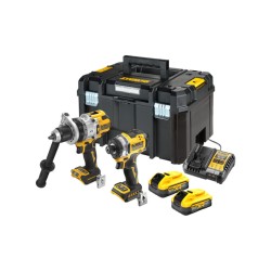 Dewalt DCK2200H2T Σετ Κρουστικό Δραπανοκατσάβιδο & Παλμικό Κατσαβίδι 18V 2x5Ah
