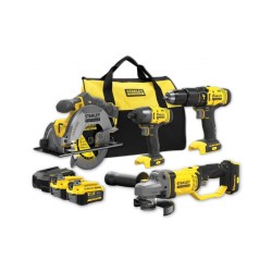 Stanley SFMCK469M2 Σετ 4 Εργαλείων 18V 2x4.0Ah