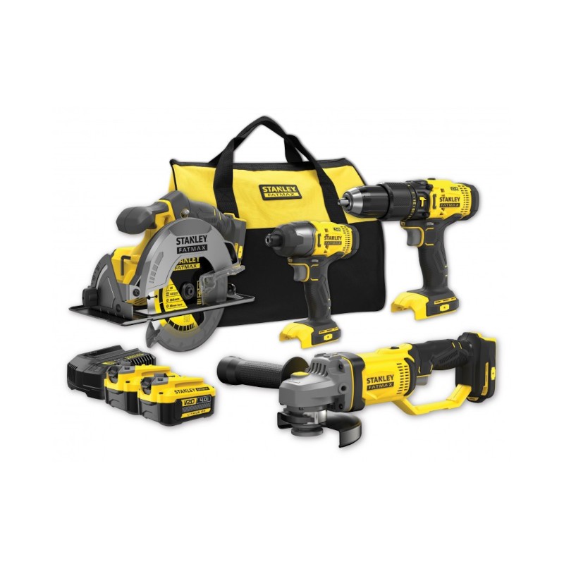 Stanley SFMCK469M2 Σετ 4 Εργαλείων 18V 2x4.0Ah