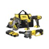 Stanley SFMCK469M2 Σετ 4 Εργαλείων 18V 2x4.0Ah