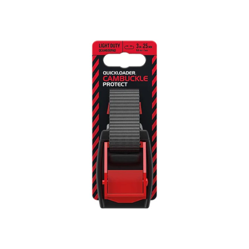 Quickloader QCAM600PAD Ιμάντας Φορτιών με Κούμπώμα 3m x 25mm
