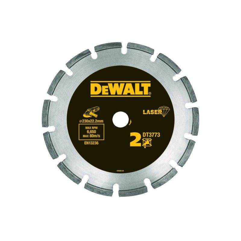 Dewalt DT3773 Δίσκος Κοπής Δομικών Υλικών 230mm