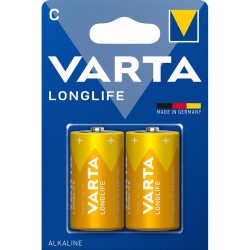Varta 120305 Μπαταρία Longfife Μεσαίο C (X2) 4114 2 τεμ