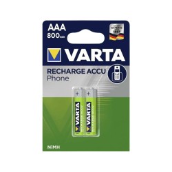 Varta 12538 Μπαταρία AAA Επαναφορτιζόμενη Accu Power (2τεμ./blister)