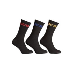 JCB JCBX000170 Ανδρικές Κάλτσες Εργασίας CREW 3 Ζεύγη 39-46