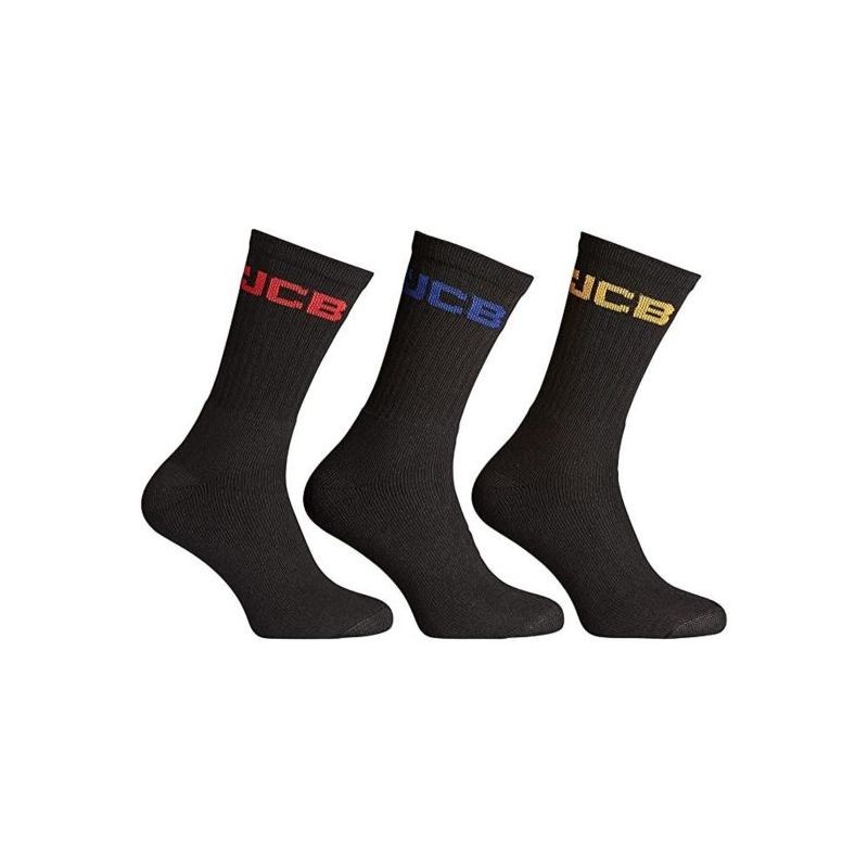 JCB JCBX000170 Ανδρικές Κάλτσες Εργασίας CREW 3 Ζεύγη 39-46
