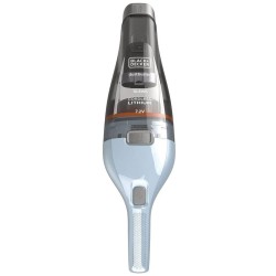 Black & Decker NVC215W Σκουπάκι Επαναφορτιζόμενο Χειρός Ασημί 7.2V