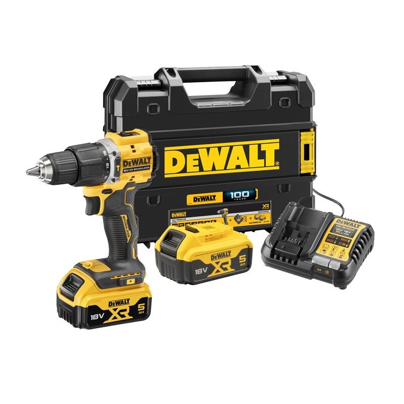 Dewalt DCD100YP2T Κρουστικό Δραπανοκατσάβιδο 18V XR 2X5Ah Li-Ion