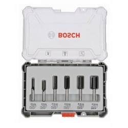 Bosch 2607017466 Κασετίνα με 6 Φρέζες 8mm