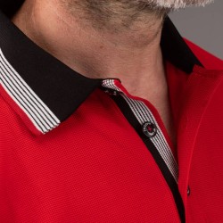 Facom FXWW9000E Κοντομάνικο Time Polo Red/Black FR3