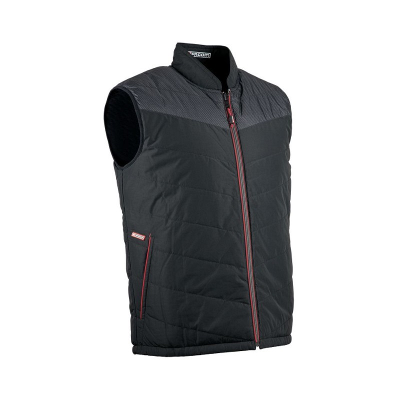 Facom FXWW5010E Γιλέκο Αμάνικο Καπιτονέ Flag Black/Red FR4