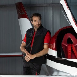 Facom FXWW5010E Γιλέκο Αμάνικο Καπιτονέ Flag Black/Red FR4