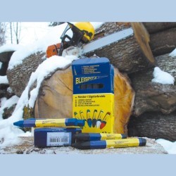 Bleispitz 0235 Κηρομπογιά με Ετικέτα 12mm/120mm Μαύρο 12TMX