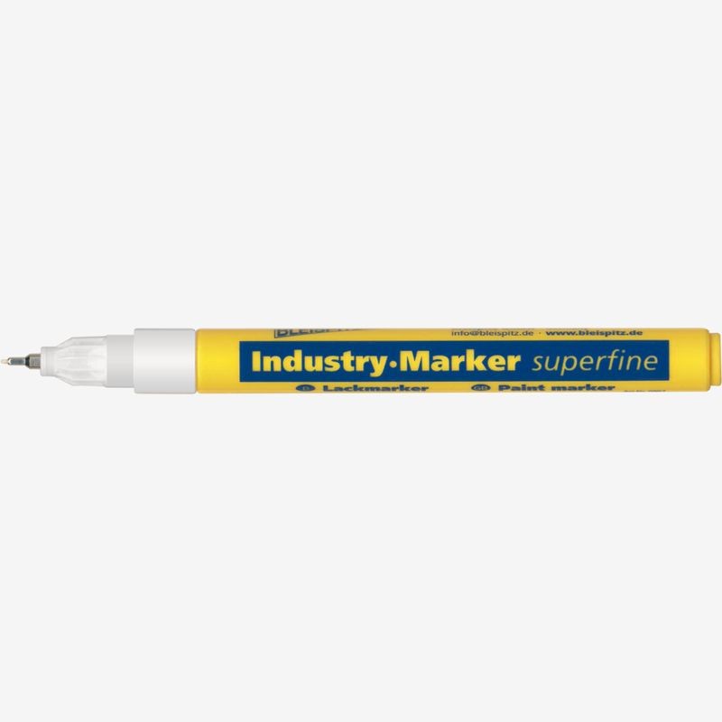 Bleispitz 0877-1 Μαρκαδόρος Βαφής Λεπτός 0,8mm/3,0Ml Άσπρο