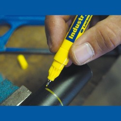 BLEISPITZ  0853-1 Μαρκαδόρος Βαφής Λεπτός 0,8mm/3,0Ml Κίτρινο 1 τεμ
