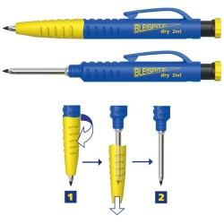 Bleispitz 1478 Μαρκαδόρος 2 In 1 2,8mm με Ανταλλακτικά Graphite 6TMX