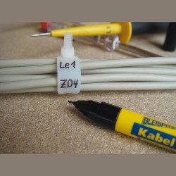 Bleispitz 0747 Μαρκαδόρος Μαύρο Καλωδίου 0,75mm 10TMX