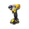 Dewalt DCK211D2T Σετ DCD710 Δραπανοκατσάβιδο 12V & DCF815 Παλμικό Κατσαβίδι 12V & 2x2Ah Li-Ion & TSTAK