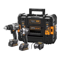 Dewalt DCK200ME2GT Σετ Κρουστικό Δραπανοκατσάβιδο & Παλμικό Κατσαβίδι 18V 2x1.7Ah TSTAK
