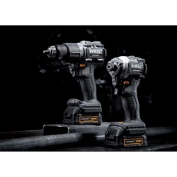 Dewalt DCK200ME2GT Σετ Κρουστικό Δραπανοκατσάβιδο & Παλμικό Κατσαβίδι 18V 2x1.7Ah TSTAK