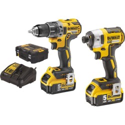DEWALT DCK268P2T Σετ Δραπανοκατσάβιδο & Παλμικό Κατσαβίδι 18V  2x5Ah Li-Ion