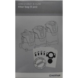 Nilfisk 107419590 Σακούλες Σκούπας Fleece