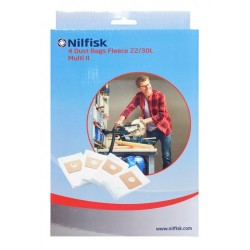 Nilfisk 107417195 Φιλτρόσακοι Fleece 22/30Lt για Multi II 4TMX