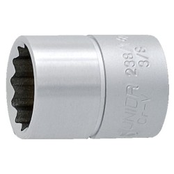 Unior 616905 Καρυδάκια 3/8" Δωδεκάγωνο Προφίλ 238/1 12P NO.7
