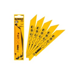 DT2361 Λάμες Κοβαλτίου Κοπής Μετάλλου 152mm/1.8mm 5τεμ DEWALT