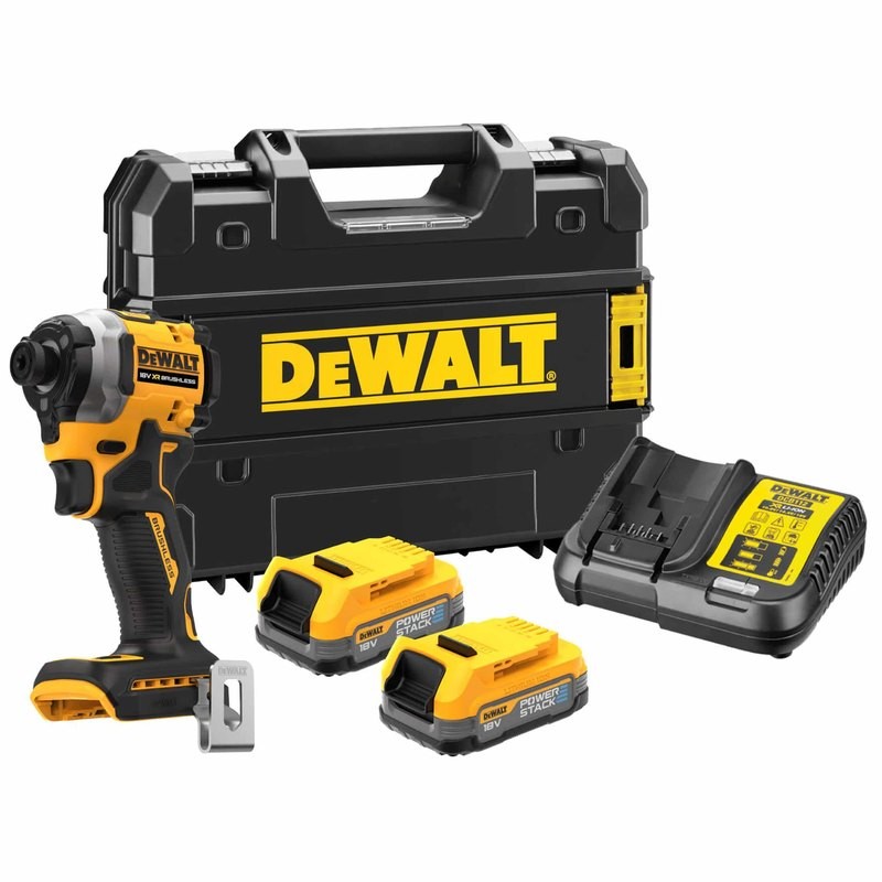 Dewalt DCF850E2T Παλμικό Κατσαβίδι 18V XR 2x1.7Ah+TSTAK 