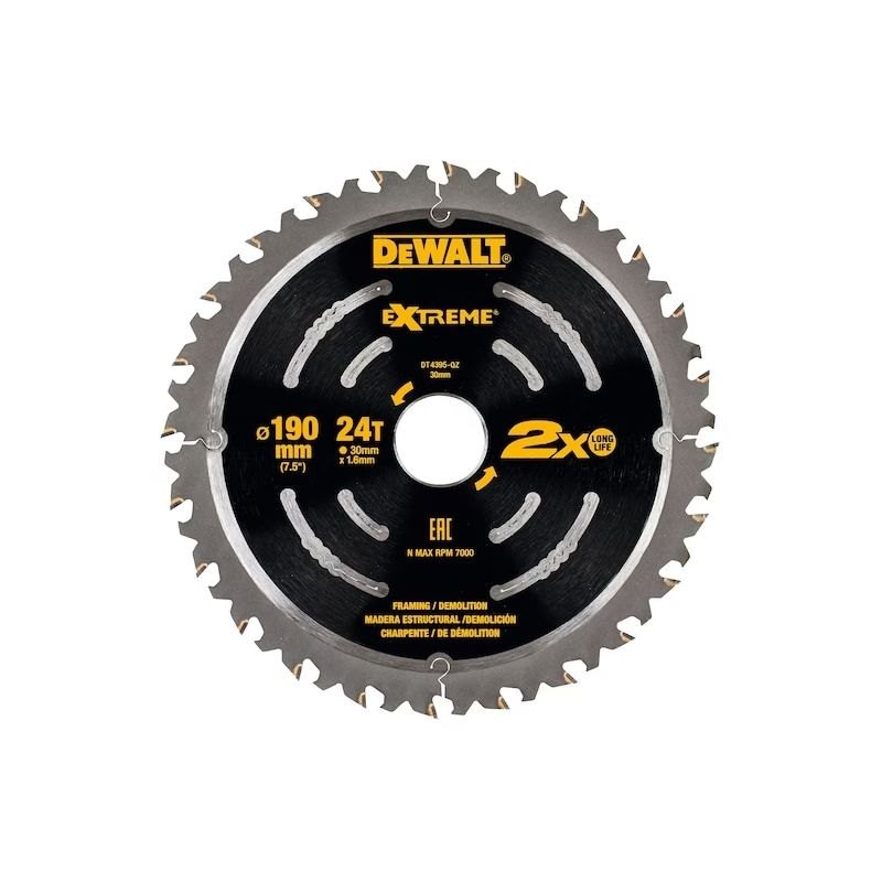 DT4395 Λεπίδα 190x30mm Demo 24T DEWALT