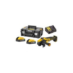 DCG409H2T Γωνιακός Τροχός 18V 2x5Ah Powerstack 125mm DEWALT